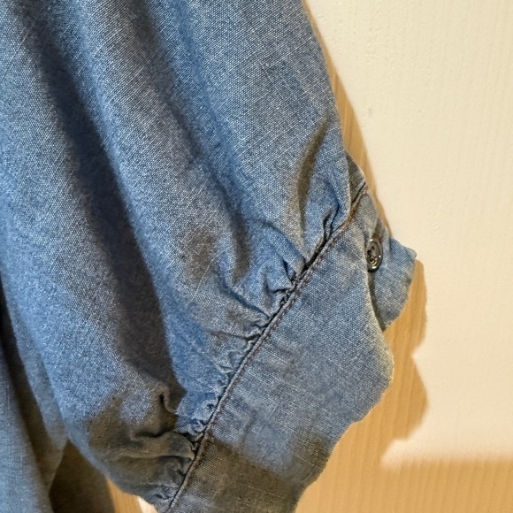 Anthropologie SUNDAYS Denim Blue Murphy Shirt Dress - Picture 4 of 6